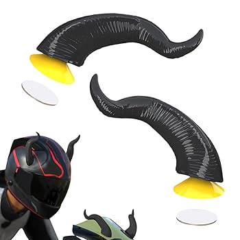 Amazon.co.jp: Fruusv ヘルメット用デビルホーン、オートバイ